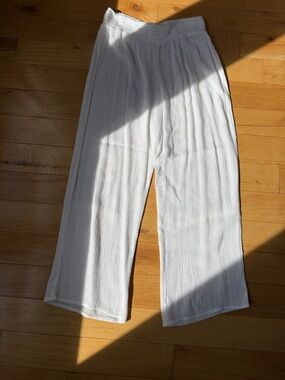 art class White Wide-Leg Elastic Waist Kids Pants